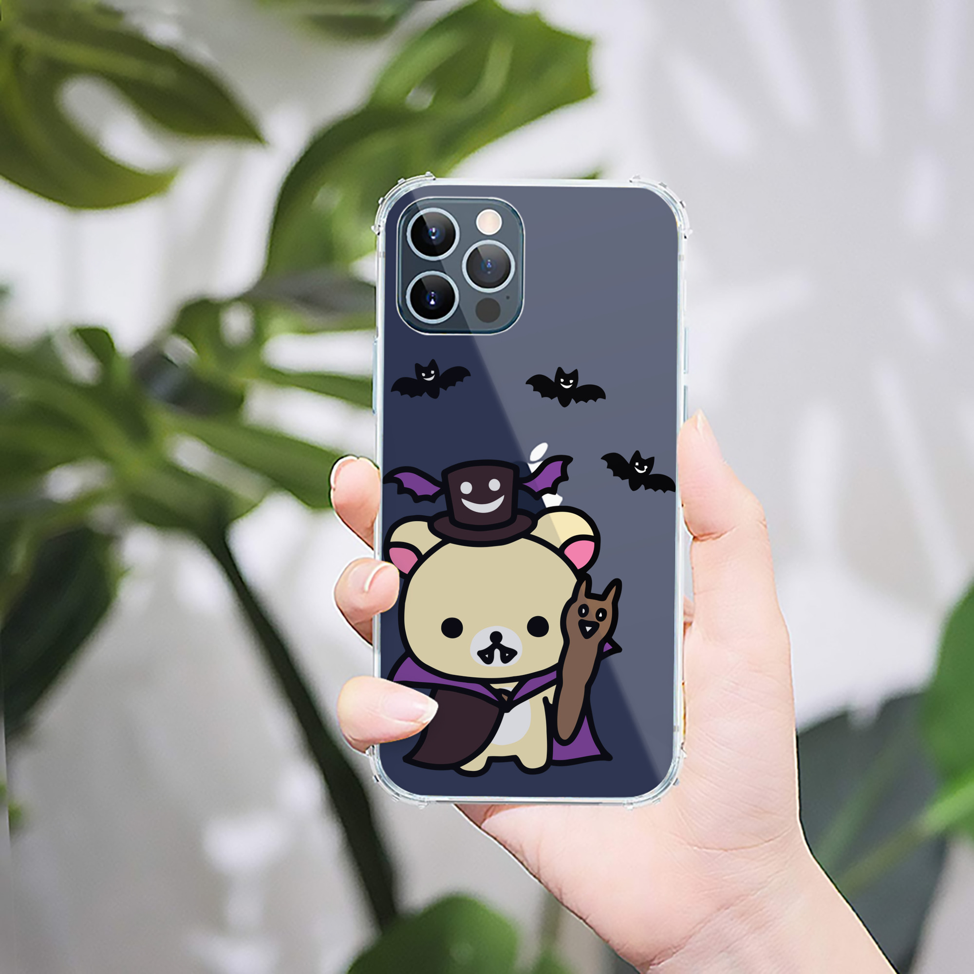 （画像用） リラックマ リラックマ キイロイトリ Rilakkuma Korilakkuma Kiiroitori 【iPhone 12シリーズ対応】透明スマホケース（クリアソフトケース）